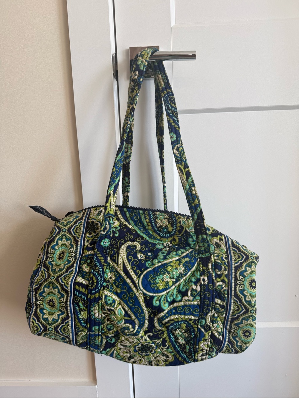 Vera Bradley Small Original Duffel, Rhythm & Blues (Retired)